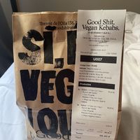   at Good Shit, Vegan Kebabs in Barcelona
