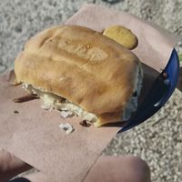 Bistek torta at Taquería Vegana La Gata Negra in Cancun