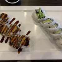 Sweet potato roll and vegetable roll  at Sushi Bomb in Pittsburgh