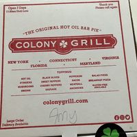   at Colony Grill in Milford