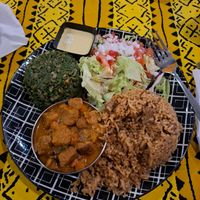 Kenyan platter...yum at Soul Veg(etária)  in Nairobi