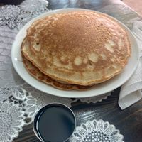 Pancakes (plate two of scrambled tofu platter )  at Soul Veg(etária)  in Nairobi