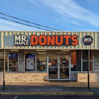 exterior at Mr. Maple Donuts in Vancouver