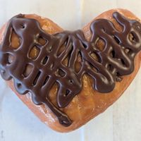glazed with chocolate at Mr. Maple Donuts in Vancouver
