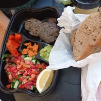 Vegan breakfast at Aroma in Tel Aviv