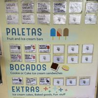 Popsicle, sandwich and cookie options  at Mucho Gusto - Trujillo Alto in Trujillo Alto