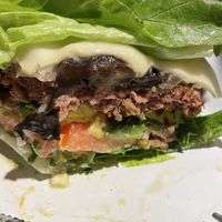 Vegan swiss cheese. at Kalapaki Joe's in Koloa