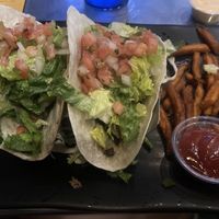 Tacos are mostly lettuce  at Kalapaki Joe's in Koloa
