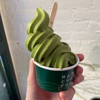 Matcha soft serve at Matchaful in New York City