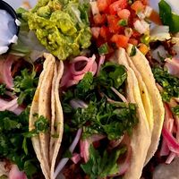 Jackfruit "carnitas" Tacos  at El Tamarindo in Washington