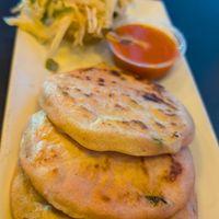 Vegan pupusa flight -- was really good at El Tamarindo in Washington