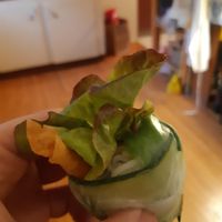 Fresh roll (1/2) at Cham Cham in Vancouver