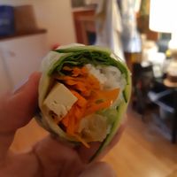 Fresh roll (2/2) at Cham Cham in Vancouver