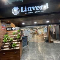Entrance  at Linverd Market in Barcelona