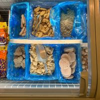 Heura food at Linverd Market in Barcelona