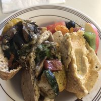 The marinated hot veggie sandwich  at Epicure in Wildwood