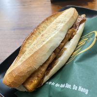 Simple but really good tofu bahn mi  at Umm Banh Mi & Cafe in Da Nang