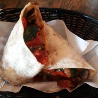 Vegan breakfast burrito at Kofi&Co in Wetherby