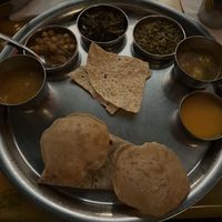 Vegan entree platter  at Vatan in New York City