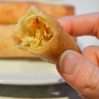 Fried spring rolls at Loving Hut - Fredenborgsveien in Oslo