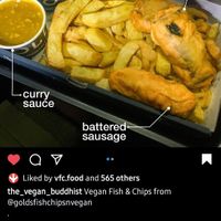 Vegan review at Golds Fish Chips & Vegan in Catshill