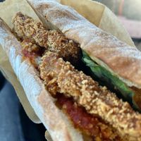 Eggplant parmigiana  at Stefano's Diner in Toronto