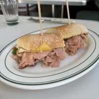 Italian sub was fantastic. We only wanted for some veggie on it. Getting a side with this would have been an extra $6+ to a $16 sub which is too much   at Stefano's Diner in Toronto