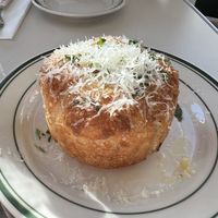 garlic knot  at Stefano's Diner in Toronto