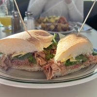 Italian sub  at Stefano's Diner in Toronto
