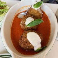 Rice balls  at Stefano's Diner in Toronto