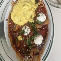 Eggs in purgatory   at Stefano's Diner in Toronto