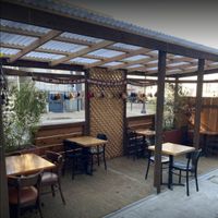 Outside seating area at Komaaj in San Francisco