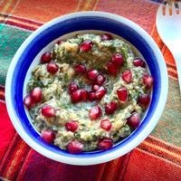 Eggplant baba ghanoush at Komaaj in San Francisco