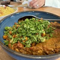 Garlicky Eggplant Bowl (Mirzaghasemi)  at Komaaj in San Francisco