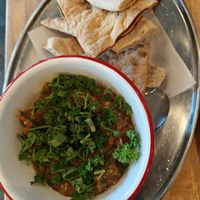eggplant dip at Komaaj in San Francisco