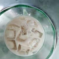 Horchata at Pancho's Vegan Tacos in Long Beach