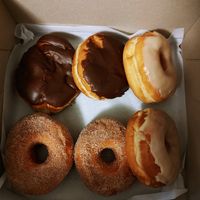 My daughter brought these from Moncton. Incredibly tasty vegan donuts.   #Veganuary at Halo Donuts in Moncton
