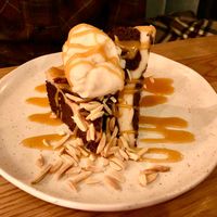 Cheesecake brownie at Nolita in Wellington