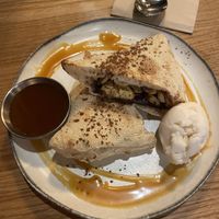 Banoffee calzone  at Nolita in Wellington