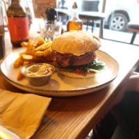 Reuben burger at Nolita in Wellington