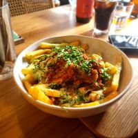 Bolognese loaded fries at Nolita in Wellington