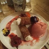 Lemon cannoli: so sweet, lemony and delicious at Nolita in Wellington