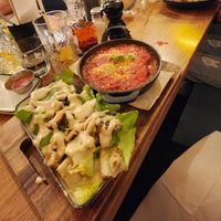 Malfetti with side salad. $26  Super delicious at Nolita in Wellington