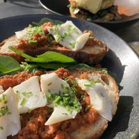 Bolognese toastie  at Nolita in Wellington