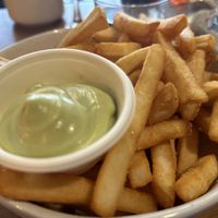 Fries with garlic aioli   at Nolita in Wellington