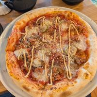 Cheeseburger Pizza at Nolita in Wellington