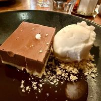 Cheesecake with vanilla gelato   at Nolita in Wellington