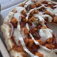 Buffalo chicken pizzaa  at Nolita in Wellington