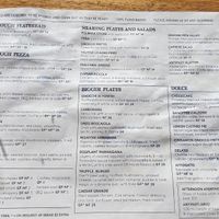 Menu February 2026 at Nolita in Wellington