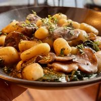 Mushroom gnocchi   at Nolita in Wellington